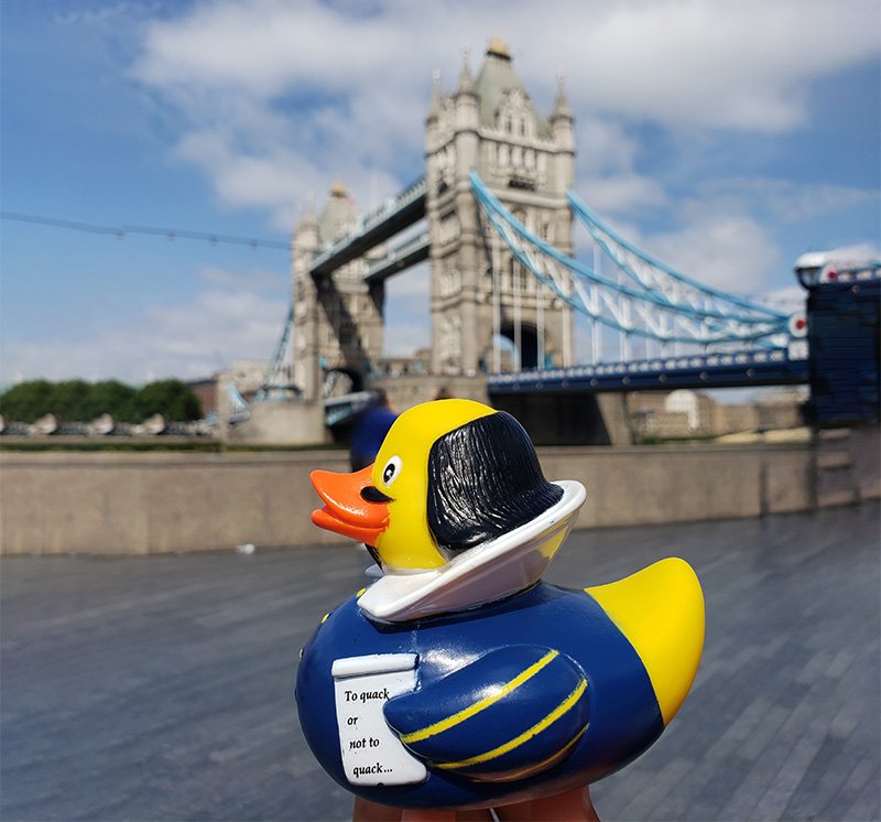 Rubber ducky in London